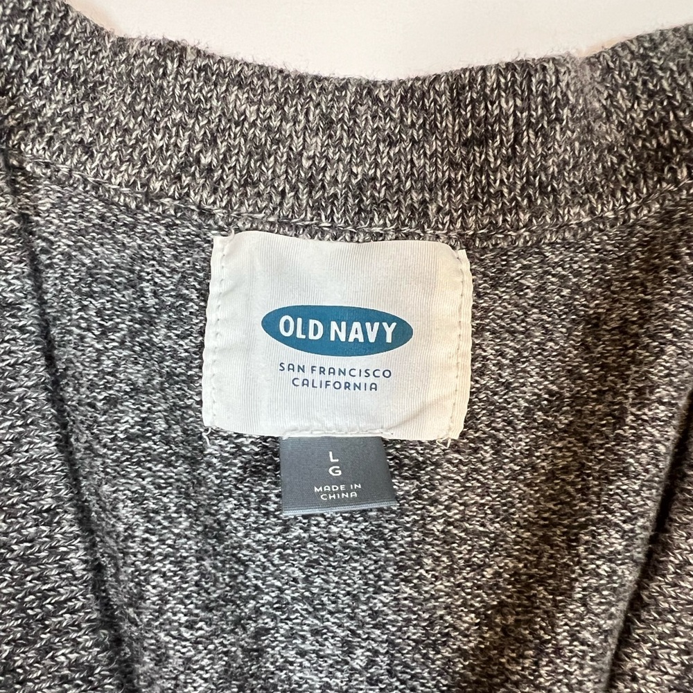 Gray Button-Up Cardigan - Picture 3 of 4